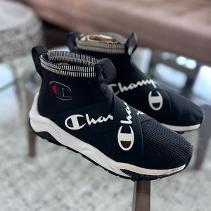 Champion Comfy Street Style black Casual New Athletic Sock Sneaker Size 9